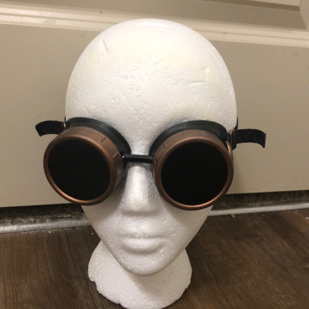 Copper steampunk glasses sunglasses goggles